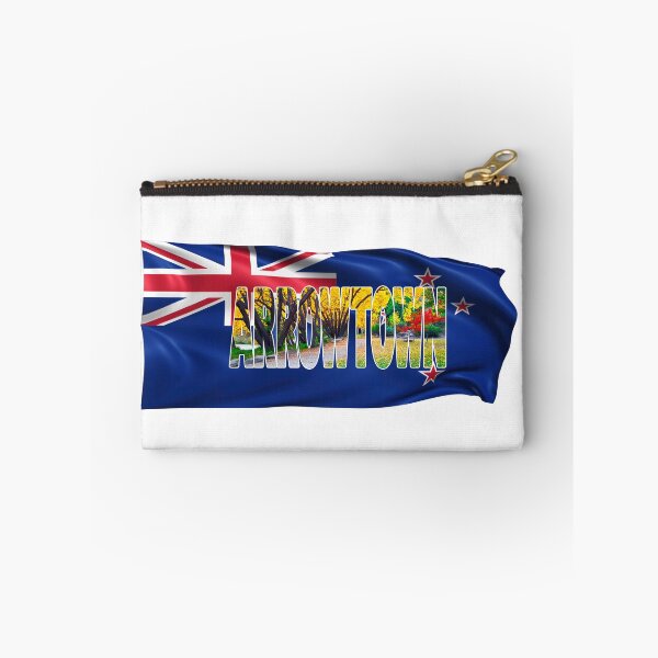 Item preview, ARROWTOWN - Autumn New Zealand with Flag designed and sold by Adam Gormley.