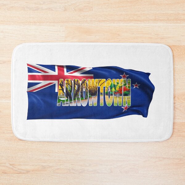 Item preview, ARROWTOWN - Autumn New Zealand with Flag designed and sold by Adam Gormley.