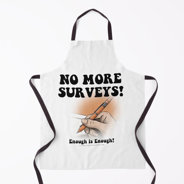 Item preview, No More Surveys! - For Light Backgrounds designed and sold by The Imagination Source™.