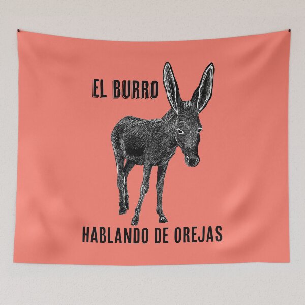 Artikelvorschau, El burro hablando de orejas entworfen und verkauft von Ztudio.