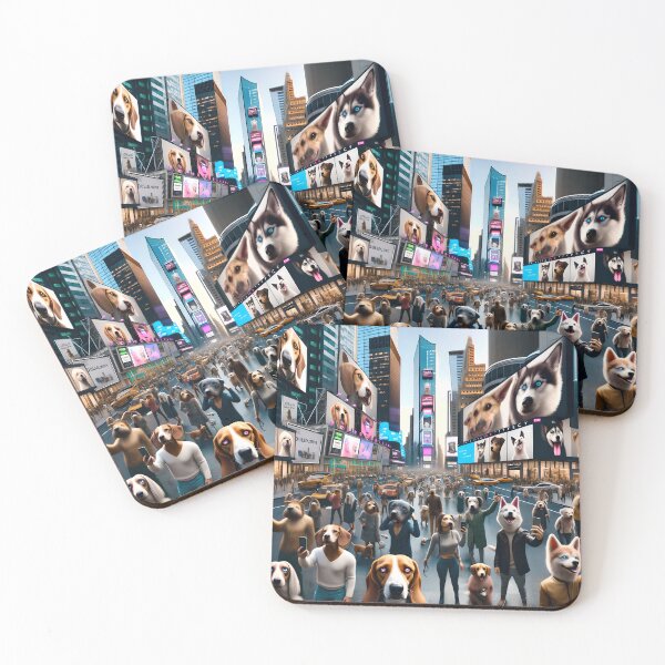 Item preview, Dogtopia Selfie City designed and sold by ai-depot.