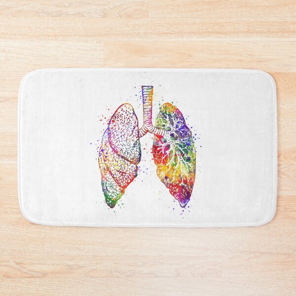 Item preview, Lungs Anatomy Art Colorful Watercolor Gift designed and sold by LotusGifts.
