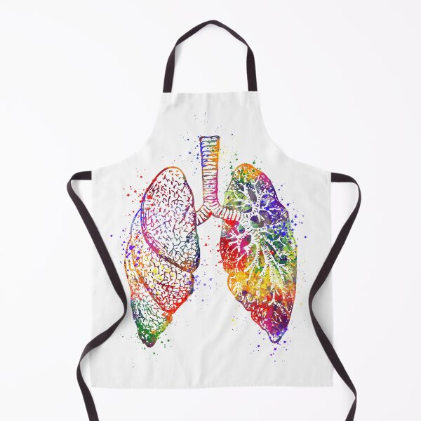 Item preview, Lungs Anatomy Art Colorful Watercolor Gift designed and sold by LotusGifts.