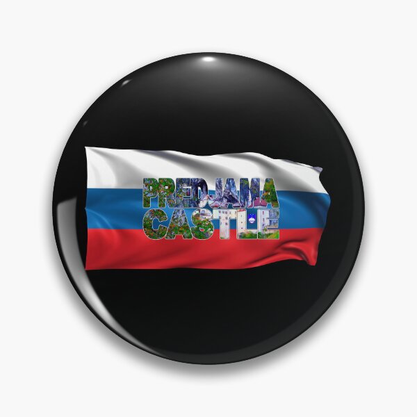 Item preview, PREDJAMA CASTLE - Slovenia with Flag designed and sold by Adam Gormley.