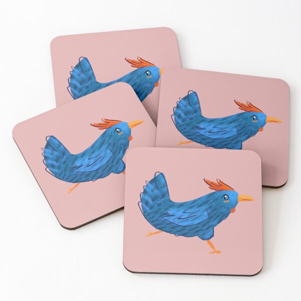 Item preview, Runaway chicken - Pink Background designed and sold by adarovai.