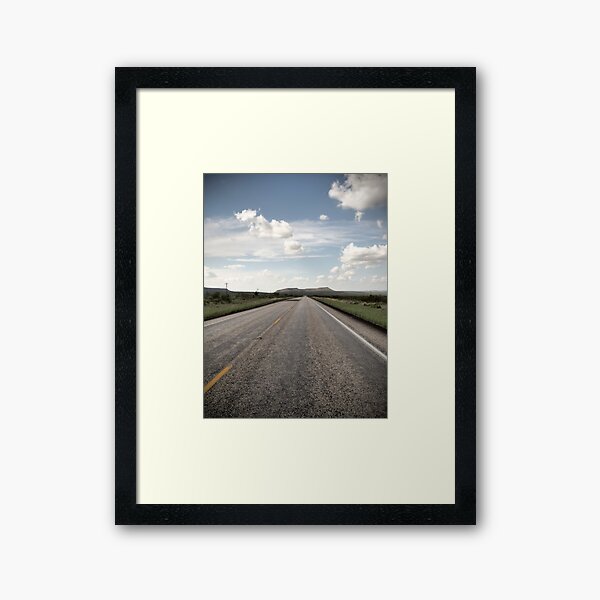 Lonely Highway Framed Art Print
