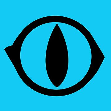 Artwork thumbnail, Copy of Dark Fox Eye - Bold Blue by adarovai