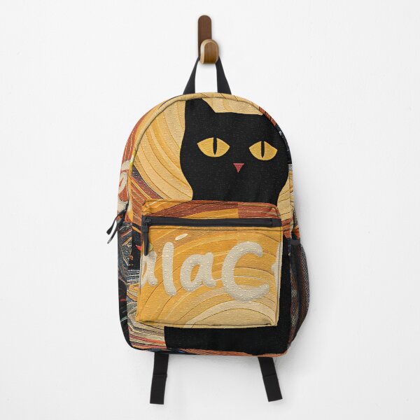Item preview, Galactic Cat: Star Trails Silhouette Art designed and sold by inkArtistryfine.