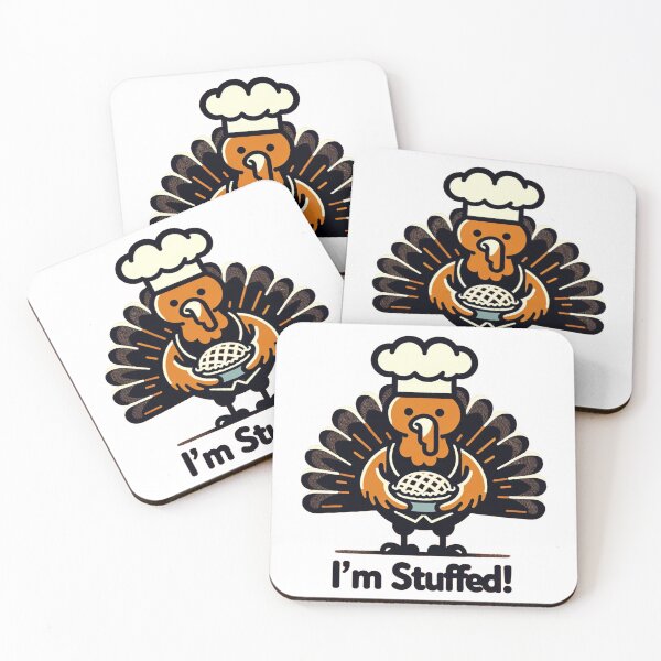 Item preview, I'm Stuffed! - Whimsical Turkey Chef designed and sold by SandersDesign.