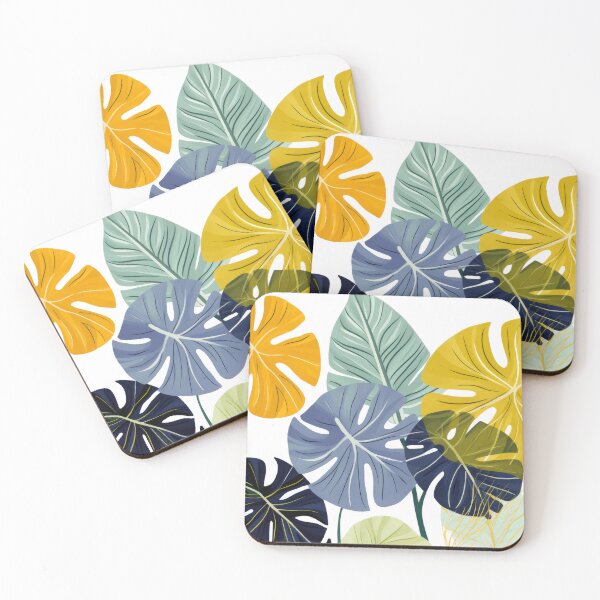 Item preview, Mid Century Monstera - Exotic Tropical Leaves designed and sold by GalleryOXO.