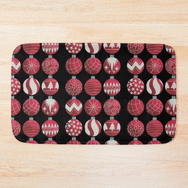 Item preview, Christmas Ornaments Red Maroon Edition designed and sold by LemonwoodClock.