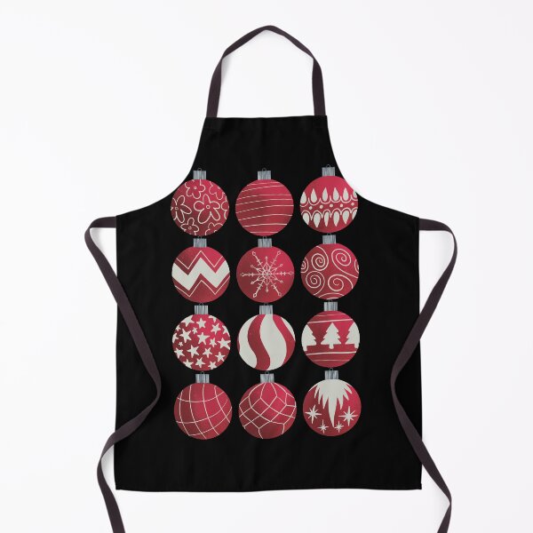 Item preview, Christmas Ornaments Red Maroon Edition designed and sold by LemonwoodClock.