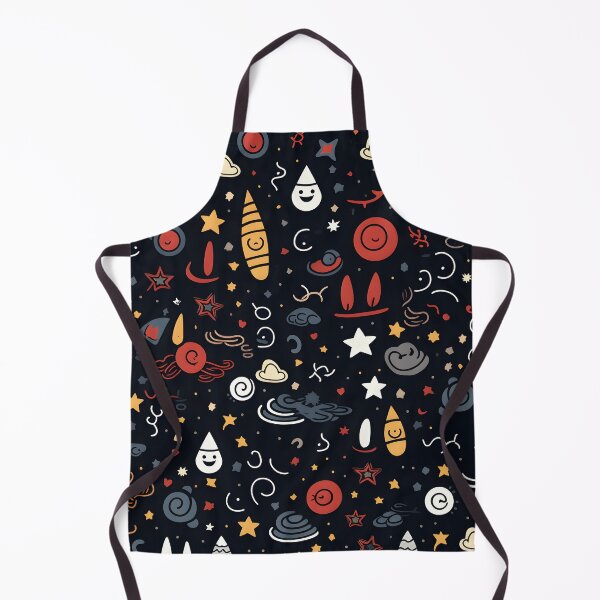 Item preview, Enchanted Cosmos: Whimsical Space Pattern Illustration designed and sold by inkArtistryfine.