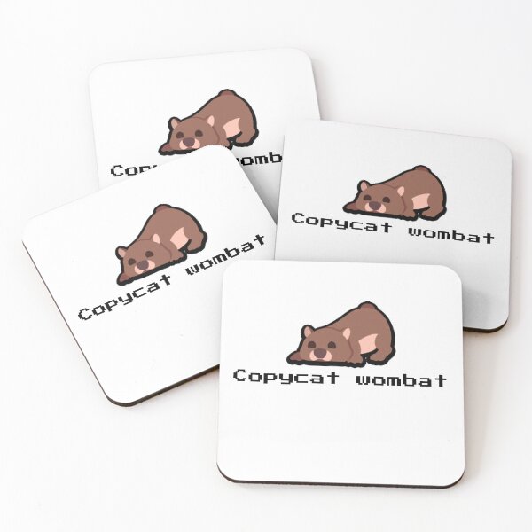 Artikelvorschau, Wombat Copycat Super Auto Pets entworfen und verkauft von LigerDesign.