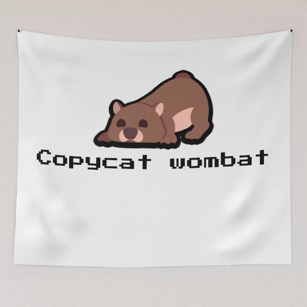 Item preview, Wombat Copycat Super Auto Pets designed and sold by LigerDesign.