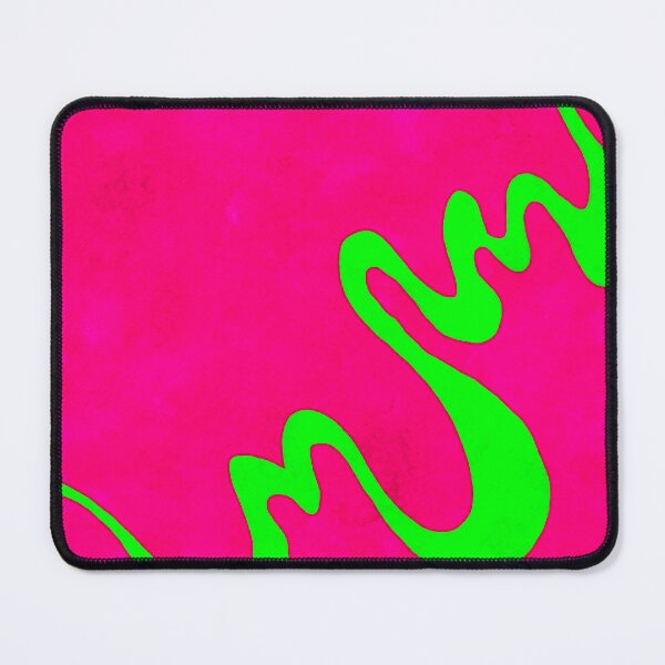 Item preview, Painted waves of Green on pink designed and sold by SoshanaC.