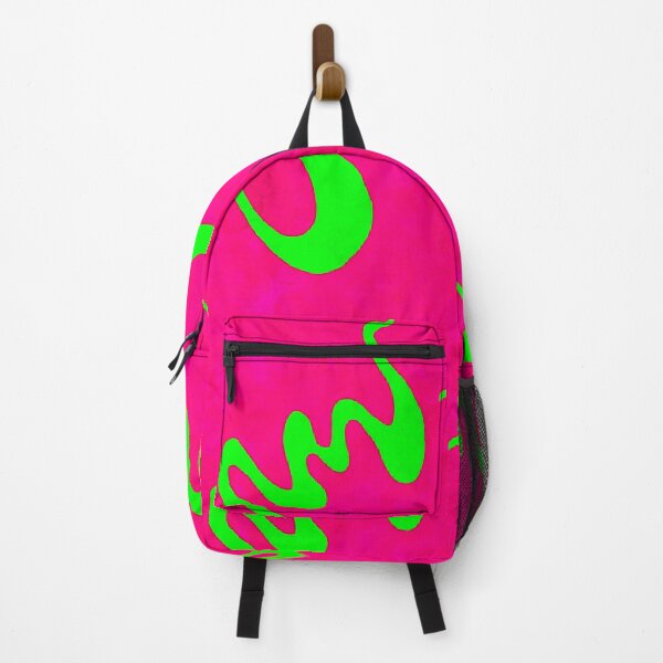 Item preview, Painted waves of Green on pink designed and sold by SoshanaC.