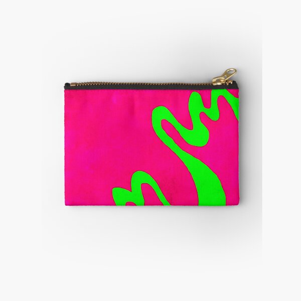 Item preview, Painted waves of Green on pink designed and sold by SoshanaC.