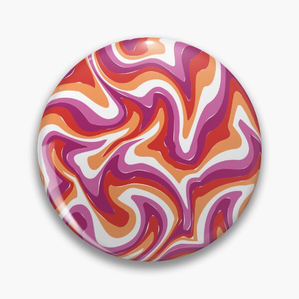 Item preview, Swirling Sunset Subtle Lesbian Pride Flag designed and sold by Digi-Jucie.