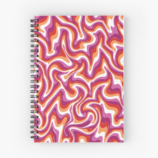 Item preview, Swirling Sunset Subtle Lesbian Pride Flag designed and sold by Digi-Jucie.