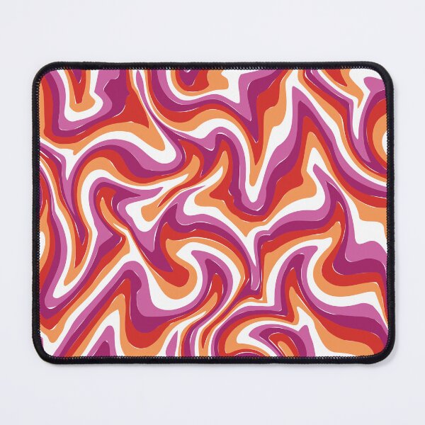 Item preview, Swirling Sunset Subtle Lesbian Pride Flag designed and sold by Digi-Jucie.