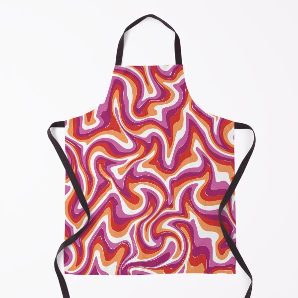 Item preview, Swirling Sunset Subtle Lesbian Pride Flag designed and sold by Digi-Jucie.