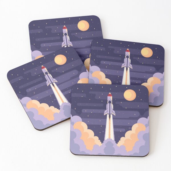 Item preview, Cosmic rocket launch designed and sold by PawelNature.