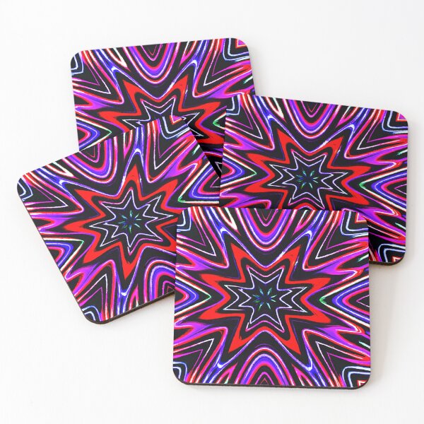 Item preview, Colorful Neon Vibes Pattern designed and sold by Health And Fitness Posts e-Store.