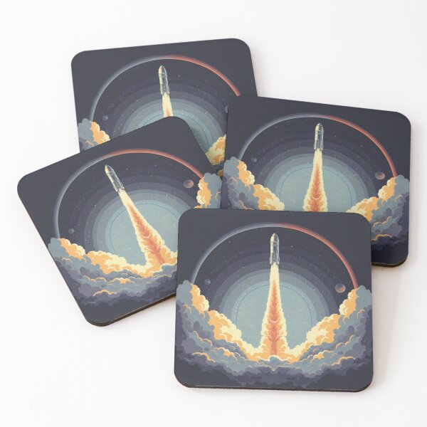 Item preview, Cosmic rocket launch designed and sold by PawelNature.