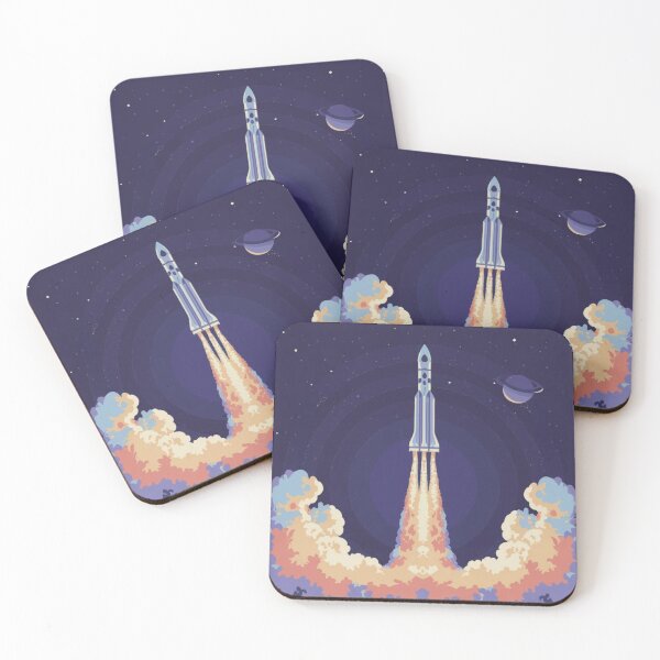 Item preview, Cosmic rocket launch designed and sold by PawelNature.