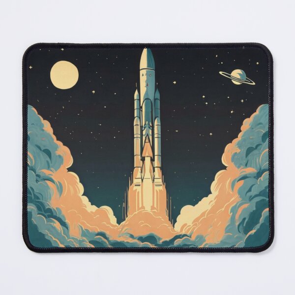 Item preview, Cosmic rocket launch designed and sold by PawelNature.