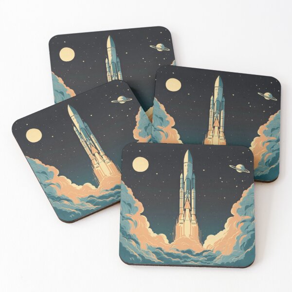 Item preview, Cosmic rocket launch designed and sold by PawelNature.