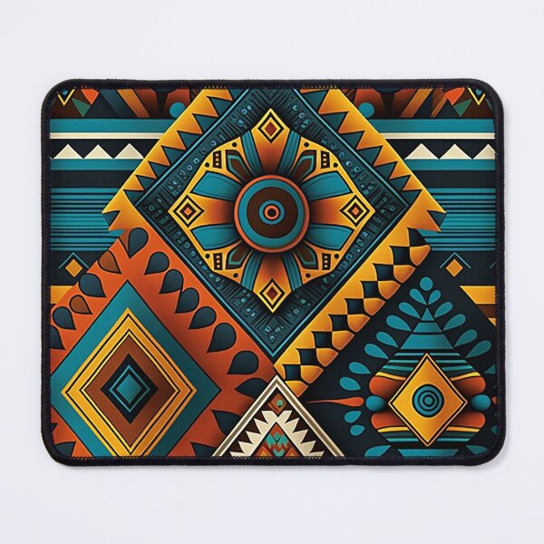 Item preview, Global Tapestry - Bold Tribal Patterns Inspired by World Arts for Eclectic Decor designed and sold by PaintbrushPlace.