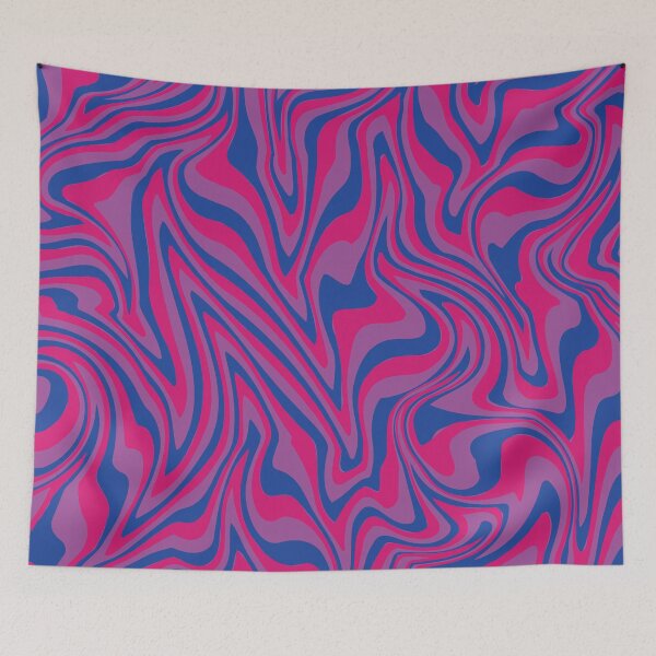 Item preview, Purple Swirl Subtle Bi Pride Flag designed and sold by Digi-Jucie.