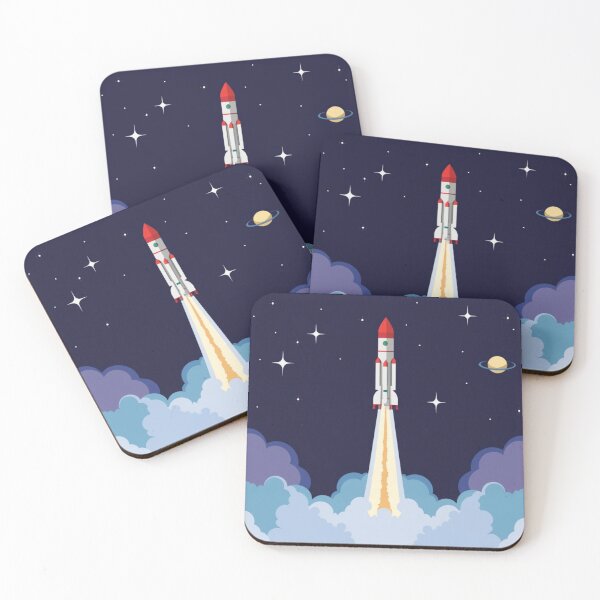 Item preview, Cosmic rocket launch designed and sold by PawelNature.