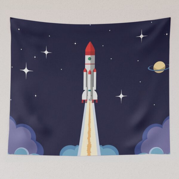 Item preview, Cosmic rocket launch designed and sold by PawelNature.
