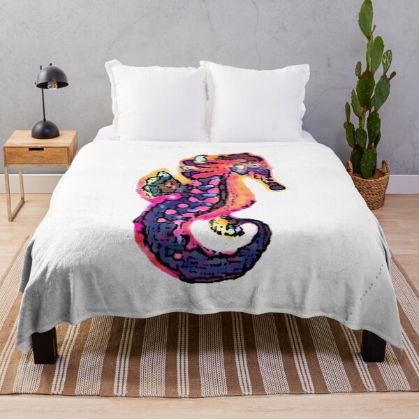Item preview, Abstract Colorful Seahorse designed and sold by Carlo Varo.