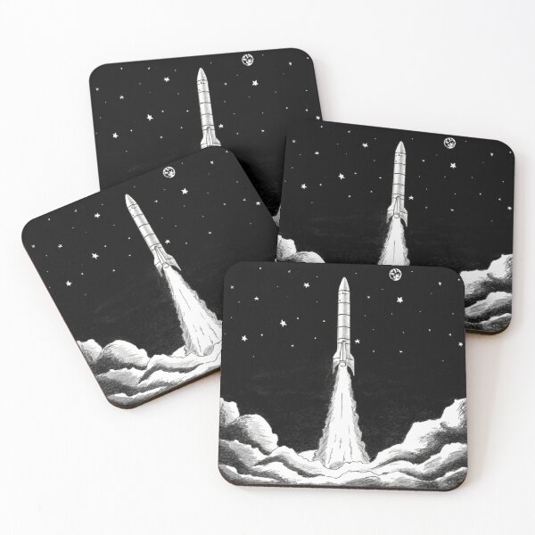 Item preview, Cosmic rocket launch designed and sold by PawelNature.