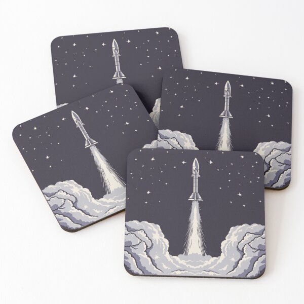 Item preview, Cosmic rocket launch designed and sold by PawelNature.