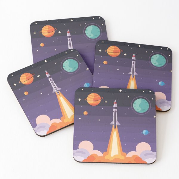 Item preview, Cosmic rocket launch designed and sold by PawelNature.