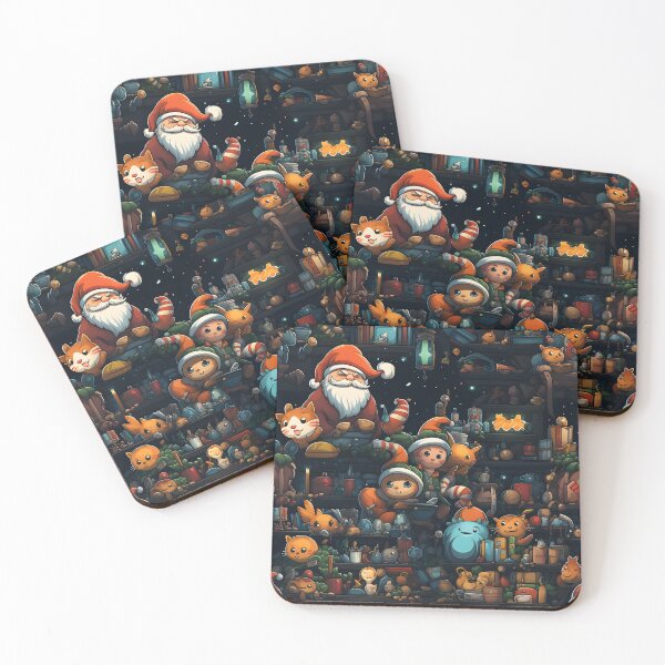 Item preview, Enchanted Christmas Elves and Festive Friends designed and sold by inkArtistryfine.