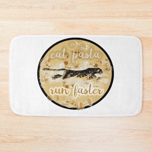 Item preview, eat pasta run faster designed and sold by bonjourmadame4.