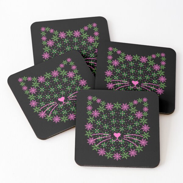 Item preview, Cat Snowflakes Christmas designed and sold by Rbnano.