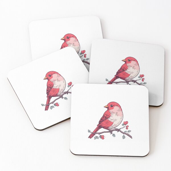 Artikelvorschau, KAWAII ROTER VOGEL entworfen und verkauft von KawaiiLyfe.