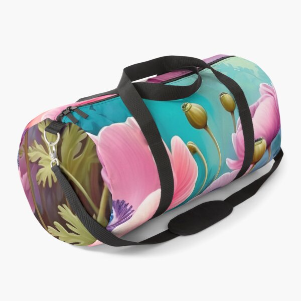 Item preview, Impressionist-Style picture of Pink Anemone Flowers designed and sold by Petalandfur.