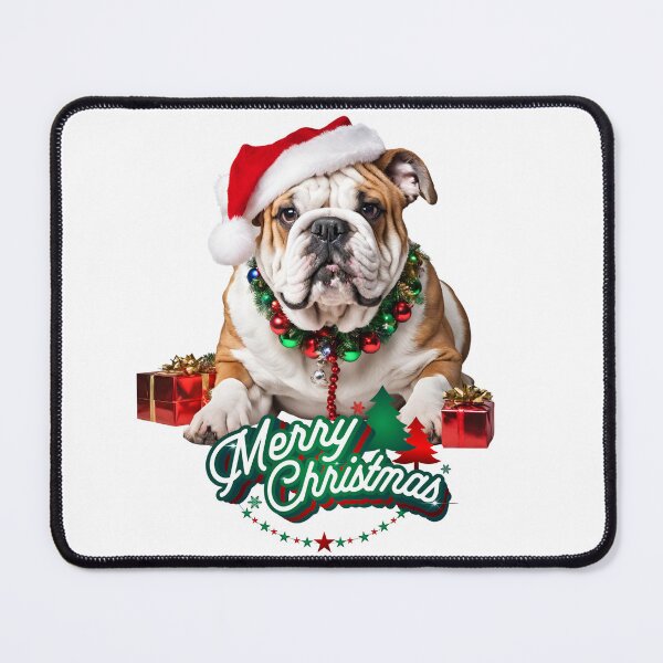 Item preview, Santa English Bulldog Merry Christmas Ho Ho Ho! designed and sold by Fredster1966.