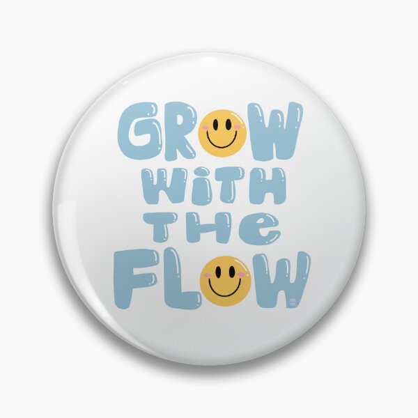 Item preview, GROW WITH THE FLOW CUTE STICKER TEE designed and sold by aydapadi.