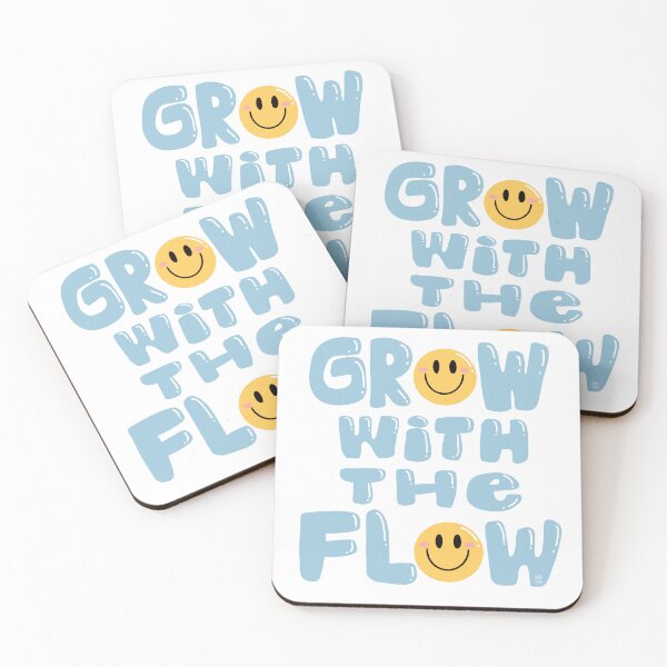 Item preview, GROW WITH THE FLOW CUTE STICKER TEE designed and sold by aydapadi.
