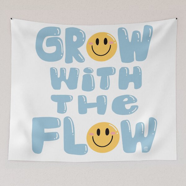 Item preview, GROW WITH THE FLOW CUTE STICKER TEE designed and sold by aydapadi.
