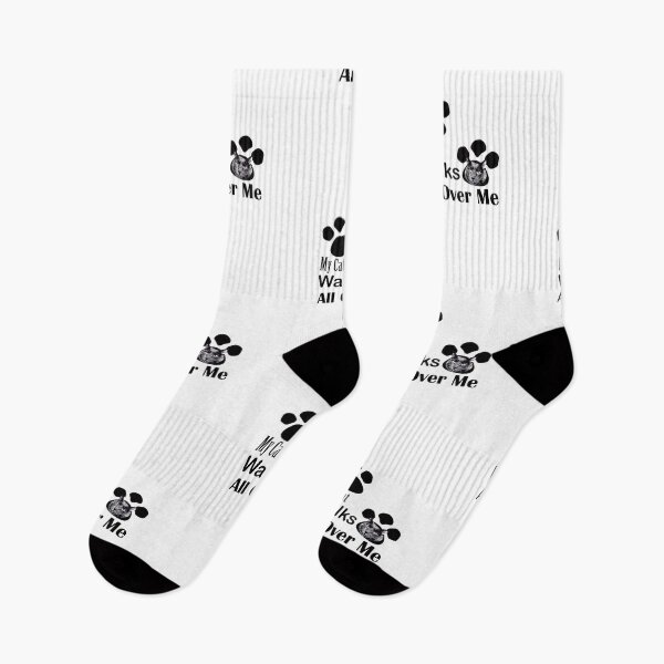 Item preview, My Cat Walks All Over Me designed and sold by ninasilver.